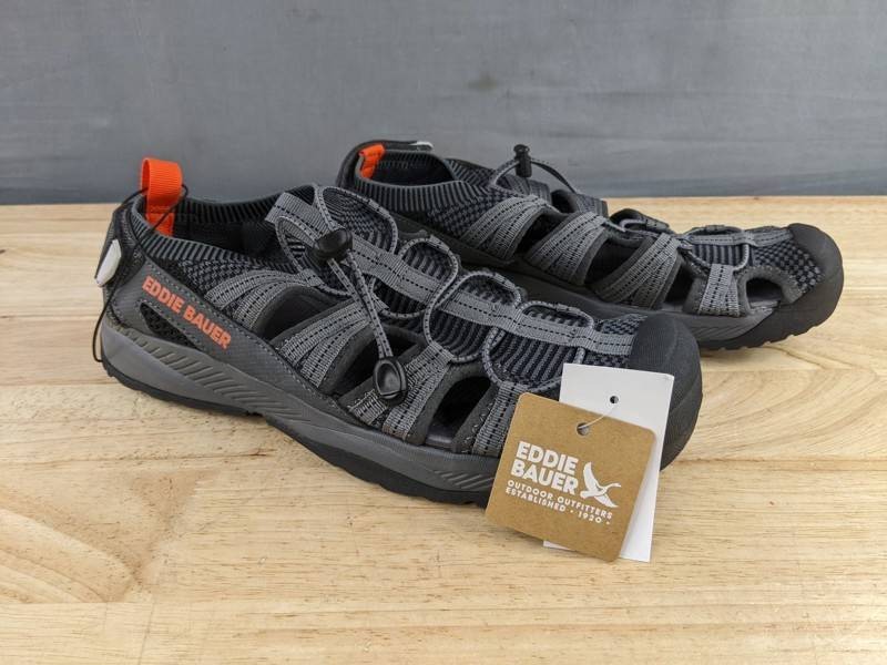 Eddie Bauer Mens Sandal Shoe Size 9, Gray - Brand New
