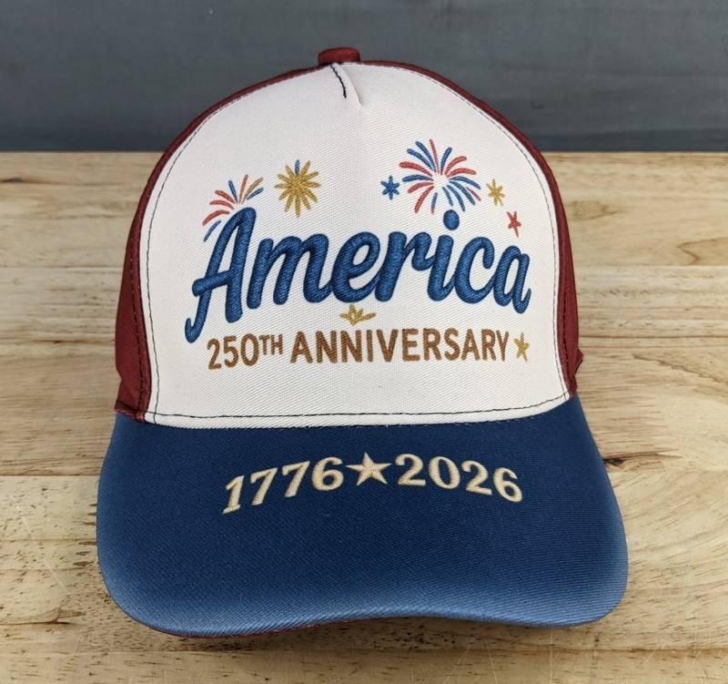 America 250th Anniversary Snapback Hat OSFM - Brand New