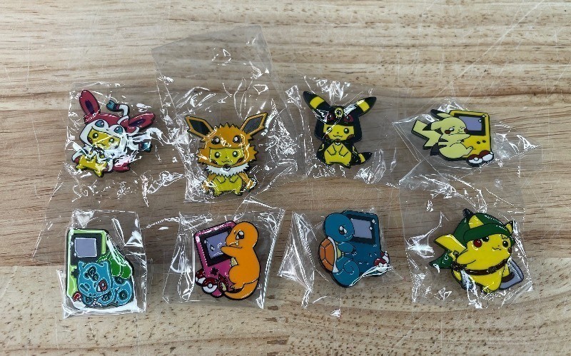 8 Brand New Pokemon and Friends Enamel Pins