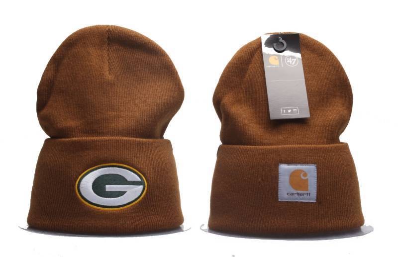 Brand New Carhartt Green Bay Packers Embroidered NFL Football Beanie Adult Winter Hat I