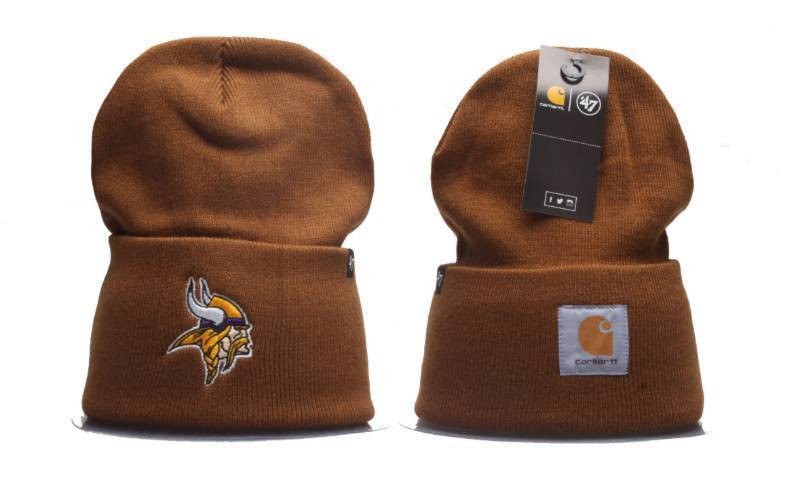 Carhartt Minnesota Vikings Embroidered NFL Football Beanie Adult Winter Hat - Brand New I