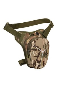 Tactical Camouflage Thigh Pack Waist Bag 6.3 x 3.14 x 9.84 - Brand New