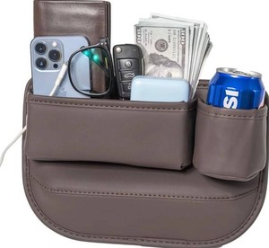 ETZAR Car Seat Gap Organizer, Brown - Brand New