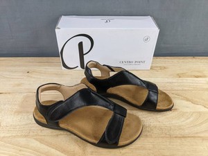 Centro Point Womens Black Sandals Size 6 - Brand New