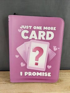 Pink Top Loader 128 Trading Card Binder - Brand New