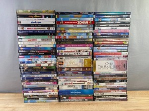100 DVD Collection - Love Actually, Shrek, Four Christmases, The Cult, Smallville, Scrubs, Duck Dynasty, The Blind Side, Office Space, The Bachelor, Over the Southwest, Schoolhouse Rock, Zohan, Etc. C