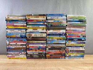 120 DVD Collection - Sweet Magnolias, Hunted, Horrible Bosses, Wonderland, Andy Griffith Show, Frozen, Enchanted, The Crow, The Omen, Thor, Scooby Doo, Look Whos Talking Too, Etc. C
