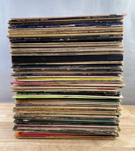 80 Vintage Vinyl Record Album Collection - The 4 Seasons, Dean Martin, The Byrds, Diana Ross and the Supremes, Carpenters, Bill Cosby, Joan Baez, Barbara Streisand, Pablo Cruise, Al Jarreau, and More C