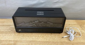 Illuminating Fireplace Style Small Humidifier With Remote & Display - New