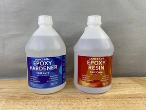 Janchun Epoxy Resin Kit, Resin and Hardener 64 Oz Each - Brand New