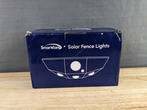 Smartelany Solar Fence Lights Outdoor, 12-Pack - Brand New