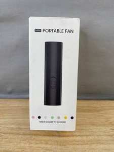 Rechargeable Mini Portable Fan V38 Handheld, Black - Brand New