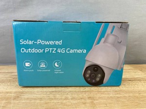 Solar-Powered Outdoor PTZ 4G Camera - Brand New