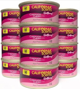 California Scents Coronado Cherry Air Fresheners, 12 Total - Brand New