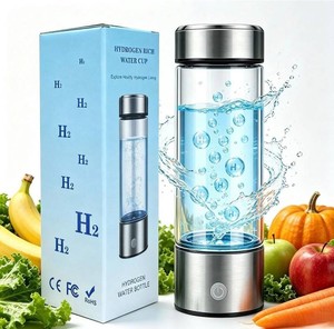 Hydrogen Rich Water Cup, 420 mL, Black - Brand New