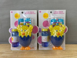 Sun Squad Baby Chick Bubble Blowers, 2 Total - Brand New