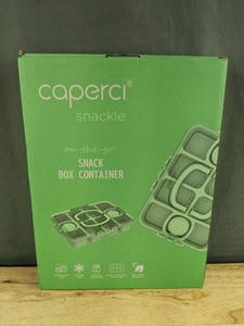 Caperci Snackle Snack Box Container, Mint Green - Brand New