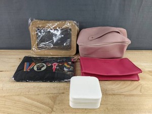Travel Jewelry Box, Makeup Bags, Sequin Bag & Pouch - Brand New