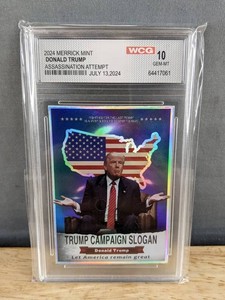 2024 Merrick Mint Donald Trump WCG 10 Graded Card - Brand New