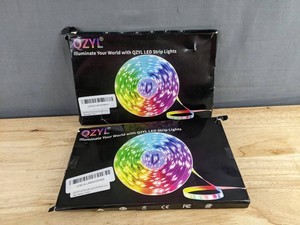 QZYL LED Strip Lights With Remote 25, 2 Total - Brand New