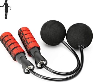 Cordless Ropeless Skipping Rope Jump Rope Training Set, Red - Brand New