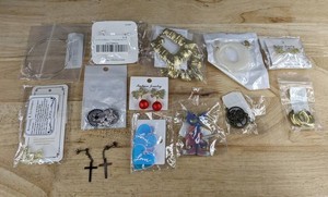 Assorted Pierced Earrings - Hoops, Studs, Etc., 13 Total Pairs - Brand New