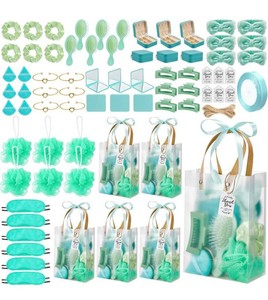 Baby Shower Prizes, Green, 74-Pieces Total - Brand New