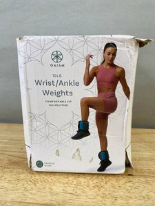 Gaiam 5 Lb Wrist & Ankle Weights, OSFM, 2 Total - Brand New