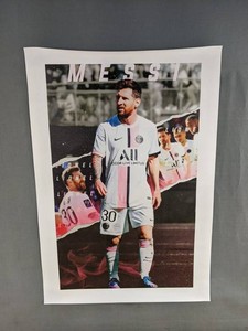 Lionel Messi Soccer MLS Canvas Poster 12 x 18 - Brand New