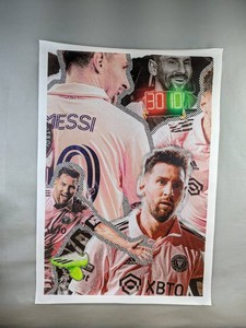 Lionel Messi Soccer MLS Player Canvas Poster 16 x 24 - Brand New