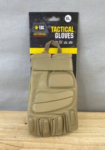 M-Tac Tactical Leather Gloves Size XL, Khaki - Brand New