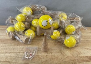 Kendama Wood Skill Toy Games, 22 Total - Brand New