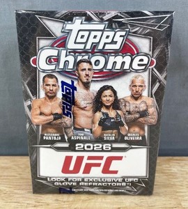 UFC 2026 Topps Chrome Blaster Box, 6 Packs - Brand New