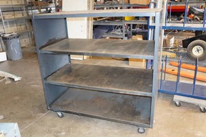 Heavy Duty Rolling Metal Shelf