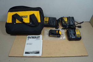 DeWalt Battery and Chargers with Bag