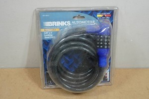 Brinks Automotive Resettable Locking Steel Cable