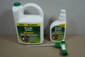 Simple Green Outdoor Odor Eliminator 32oz Spray Bottle with Gallon Refill