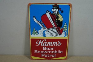 Vintage Style Metal Sign - Hamms Beer