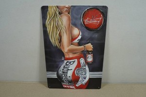 Vintage Style Metal Sign - Budweiser Beer
