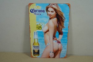 Vintage Style Metal Sign - Corona Beer