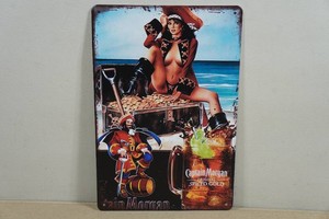 Vintage Style Metal Sign - Capatin Morgan