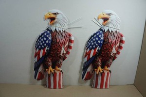 2 250th Anniversary Eagle Yard Dcor
