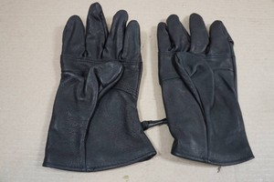Leather Motorcycle Gloves - Size 3