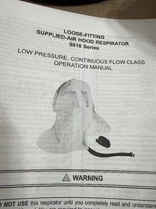 SAS Loose Fitting Supplied-Air Hood Respirator
