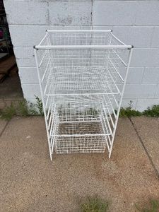 Metal Storage System - Sliding Bins