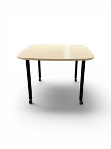 Square Blond Training Table on Wheels Retails new for $677