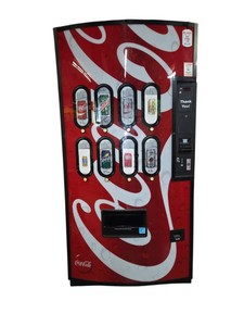 Coca-Cola brand Pop Machine with Keys by Royal Vendors retail $2200