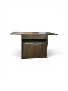 Trash and Recycling Cart Featuring a Functional, Compact Design
