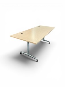 Steelcase blonde veneer training table dimensions 72 x  30 x 29