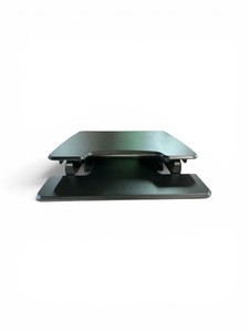 VariDesk Pro Plus 30 Adjustable Height Standing Desk Converter features a dual-tier design for monitors and keyboards